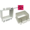 iMBAPrice BE2-2 2-Gang White Electrical Box Extender, UL Listed, 2-Pack