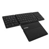 Foldable Bluetooth Keyboard Low Latency Bluetooth 5.1 Full Size Keyboard