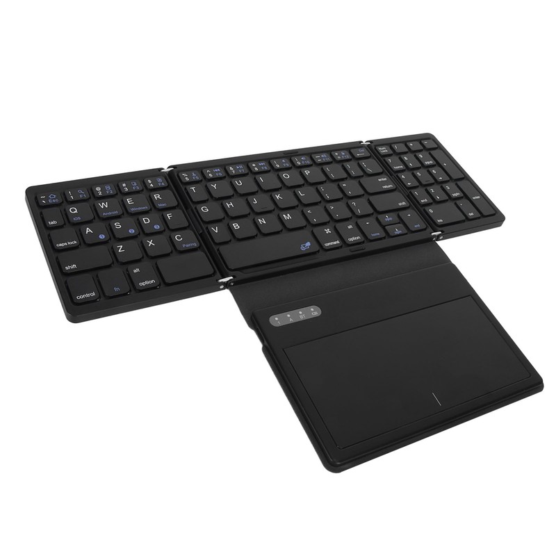Foldable Bluetooth Keyboard Low Latency Bluetooth 5.1 Full Size Keyboard