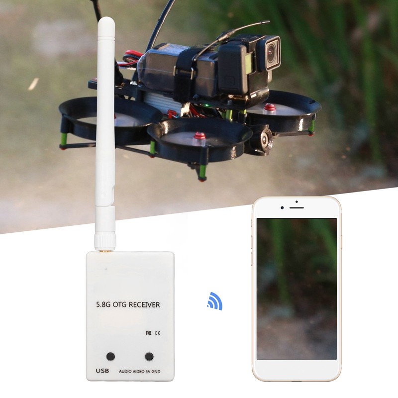 5.8Ghz FPV USV OTG UVC Video Downlink Receiver 150ch Image