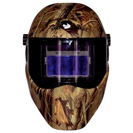 Save Phace Auto Darkening Welding Helmet Warpig RFP 40VizI4 Series - Ear to Ear Vision Welder Hood Grinding Mask with 4.3 x 3.5 Inch Internal Adjustable ADF for MIG/MAG/TIG/Plasma - 2 Sensors Solar Powered