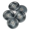 Mibo 4pcs Urea Coat Buttons with Rim - Concaved Center