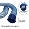 3pack Pool Cleaner Hose, 39.4 Inches/1 Meter,Twist-lock Type, Flexible Pool