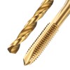 sourcing map Tap and Drill Bit Set, 3pcs M4 x