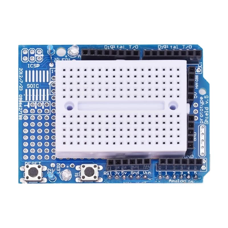 waves UNO Prototype Shield for Arduino with Breadboard (2pcs)