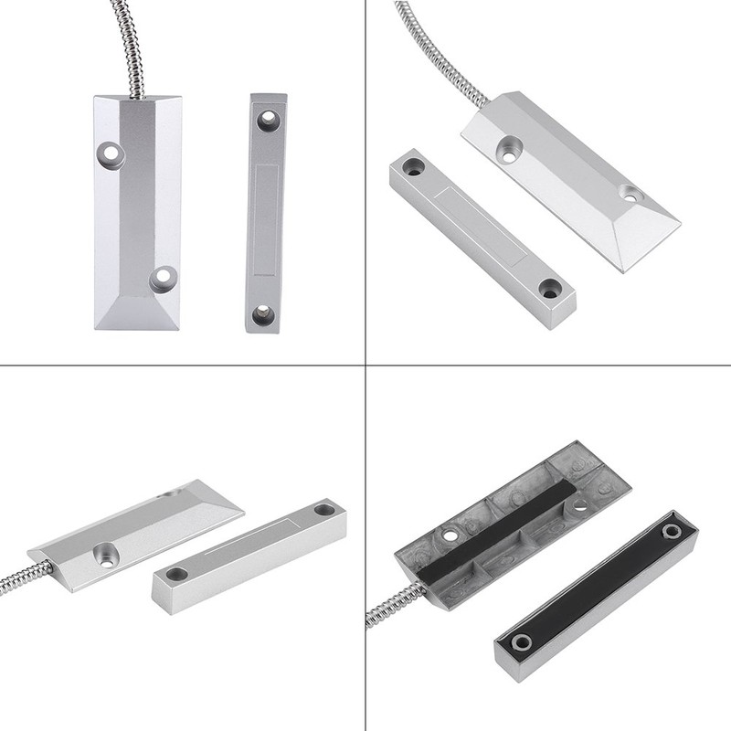 GOTOTOP Magnetic Detecting Contacts Door Window Magnetic Contact Wired Sensor