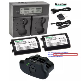 Kastar EN-EL4 Battery Fast Charger for Nikon D2Z D2H D2Hs D2X D2Xs D3 D3S D3X F6 - 1 Battery