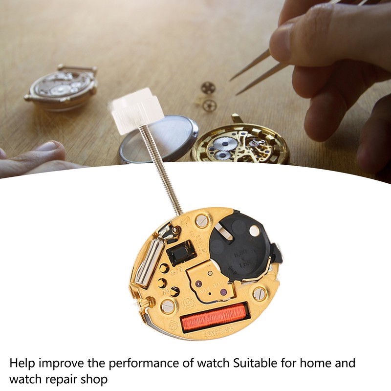 ETA 901001 Quartz Movement Golden Alloy Rhinestone Watch Movement Replacement