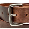 Distressed Leather Belt, Worn Leather Look, 100% Full Grain Leather