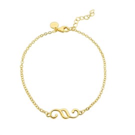 Lawellery Paragraphen Pendant Bracelet Jewellery for Lawyers (19 cm Length) - Paragraph Love, Stainless Steel