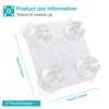 3Pcs Washer and Dryer Bed Sheet Detangler Plastic Washing Machine