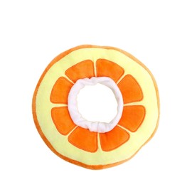 Amexo Cat Collar, Adjustable Cat Collar for Use in Cats After Surgery or Injuries, Soft, Orange, S