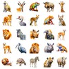Mistree 50 Africa Animals Stickers, Animals, Realistic, Jungle Stickers, Waterproof,