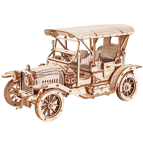 ROKR 3D Wooden Puzzle Model Car Kits to Build for