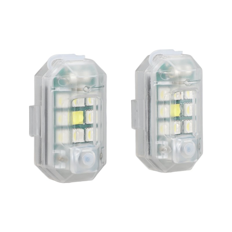 4Pcs LED Strobe Light High Brightness Waterproof Portable Wireless Flashing