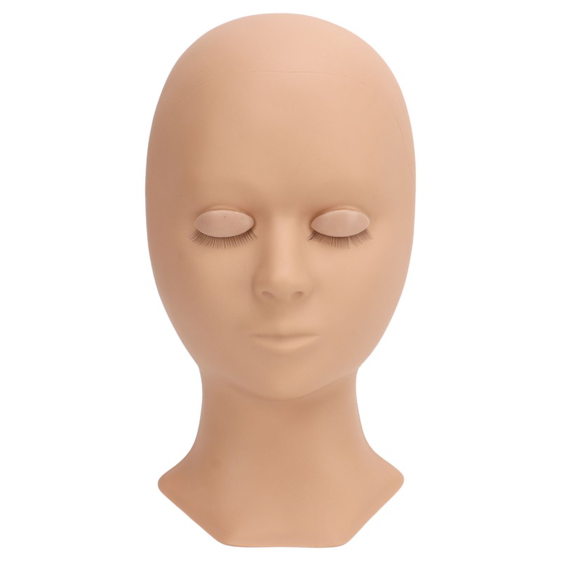 Microblading Practice Face Silicone Fake Facial Training Skin with 3