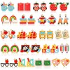 RUEGGVAT 40Pcs Back to School Charms, Teacher Charms for Jewelry