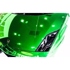 AUTOGOODY 96" x 60" Green Chrome Mirror Vinyl Film Wrap Sticker Stretchable 8ft x 5ft
