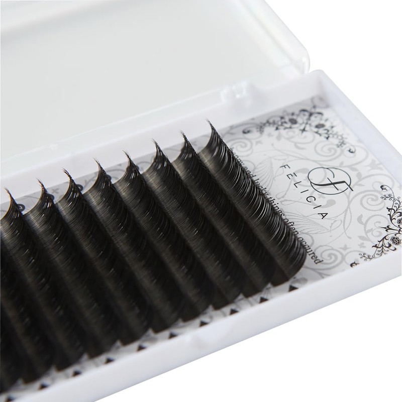 FELICIA Flat Lash Matte Eyelash Extensions Ultra Soft Single Matsueku