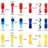 QWORK® 120pcs T-Tap Wire Terminals Kit, T-Tap Electrical Connectors, Spade