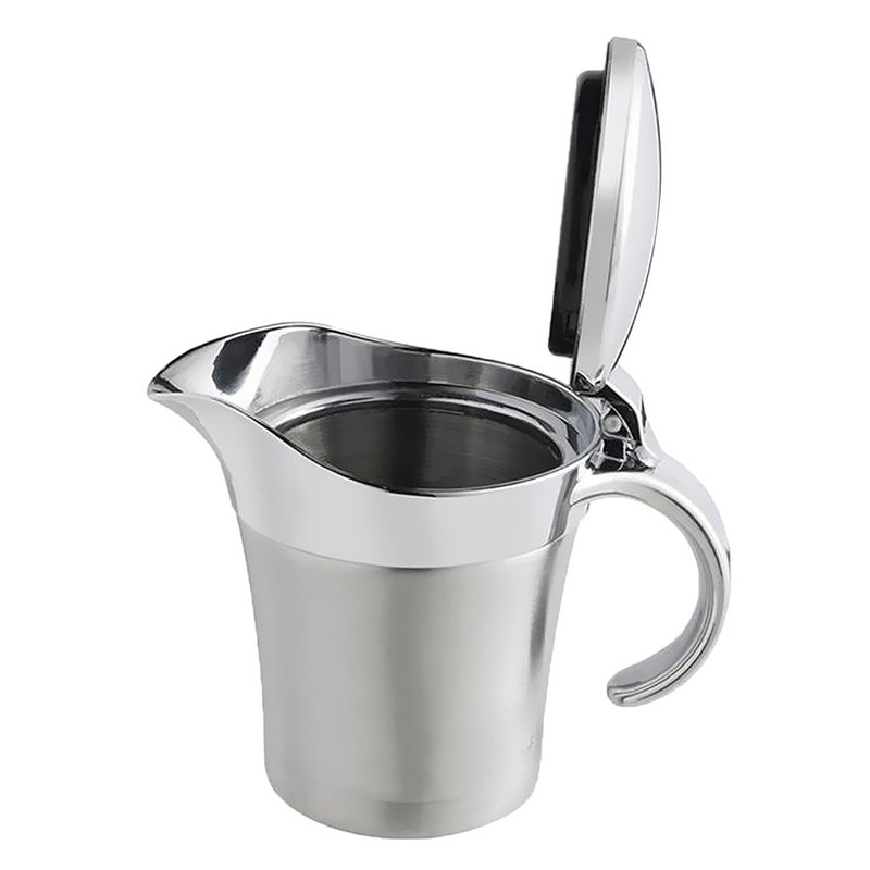 2 Piece Thermal Insulated Gravy Sauce Boat Pot Serving Jug