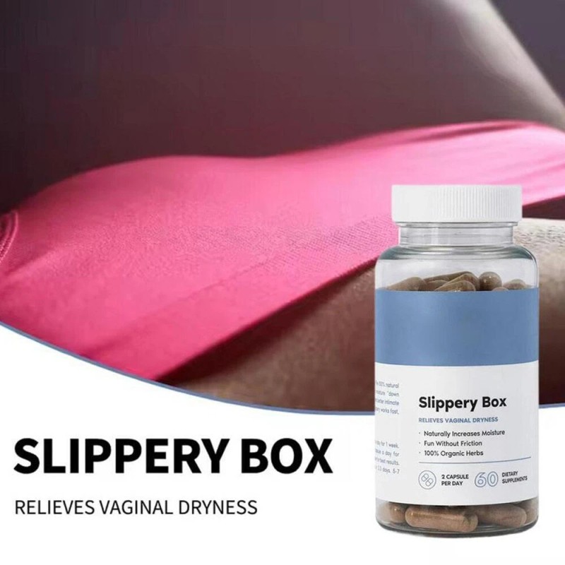 NATURAL SLIPPERY BOX - SLIPPERY ELM BARK CAPSULE FOR VAGINAL