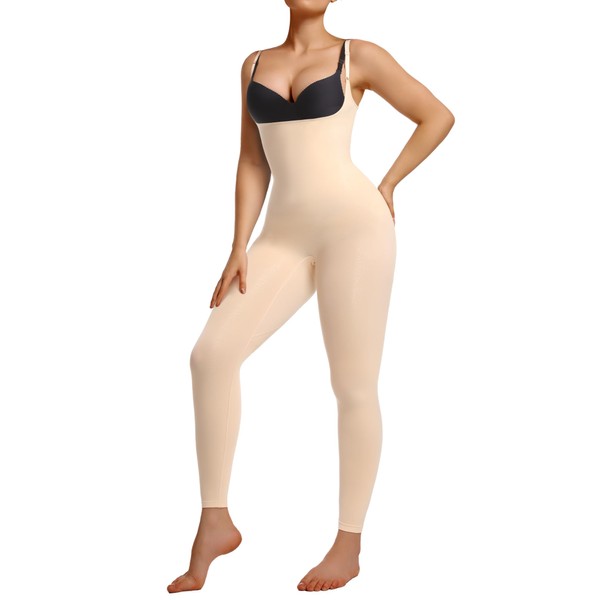 SHAPERX Women's Tummy Control Shapewear Leggings High Waisted Full Body