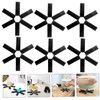 GRIRIW Folding Pot Holder Set 6pcs Kitchen Hot Pads Tea