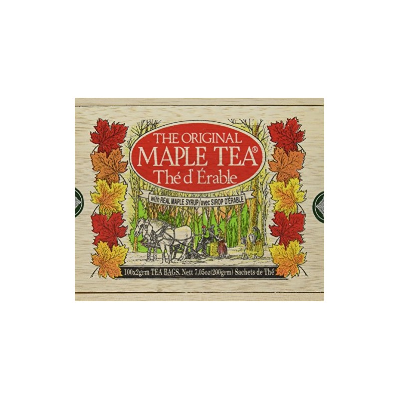The Original Maple Tea in Wood Box - 100 Tea