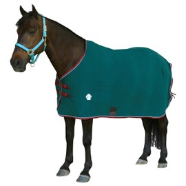 T TEKE Fleece Cooler with Double Side Anti-Pilling for Horse Cooling and Drying Workout/Bath, or as a Blanket Liner for Chilly Weather