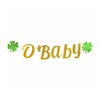 Oh Baby Banner, baby shower de San Patricio, baby shower