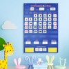 Spanish Bilingual Calendar & Weather Pocket Chart – 142 Laminated