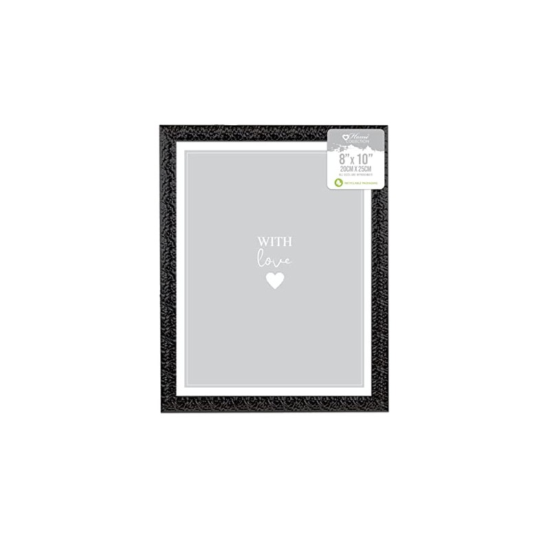 8" x 10" Black Ornate Free Standing Photo Frame