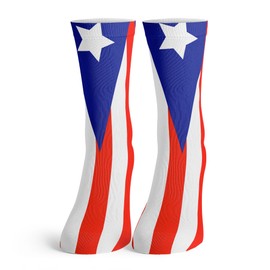 Function - Kids Cute Puerto Rican Flag Fashion Socks - Fits Little and Bigger Kids Size 11-4