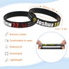 kilofly 12-Pack Christian Bible Verse Silicone Wristbands Scripture Bracelets