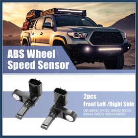 VekAuto 2pcs Front Left Right ABS Wheel Speed Sensor 89542-60050 89543-60050 for Toyota Tacoma 2005-2013 Auto Accessories