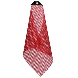 Oversize Warning Products - Single Corner Heavy Duty Grommet Warning Flag (18 x 18, Red, 12-Pack)