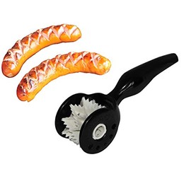 rukauf Caract, original grill accessory for cutting in for barbecue and sausages black and white