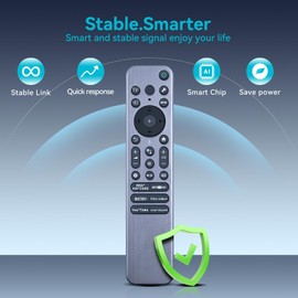 RMF-TX910U - Control remoto de voz de repuesto para televisores Sony 2023-2024 Bravia QD-OLED 4K XR-55A80L XR-65X90L XR-55A95L XR-65A95L XR-77A95L KD-43X72K KD-43X73K 4X8X80K XR-43X90CL XR-43X90L