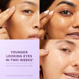 L'Oreal Paris Revitalift Ácido Hialurónico + Suero Hidratante para Ojos con Cafeína con Muestra de Crema Hidratante Antienvejecimiento