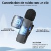 Sistema de micrófono inalámbrico Boya BY-v2 para iOS 2.4G con