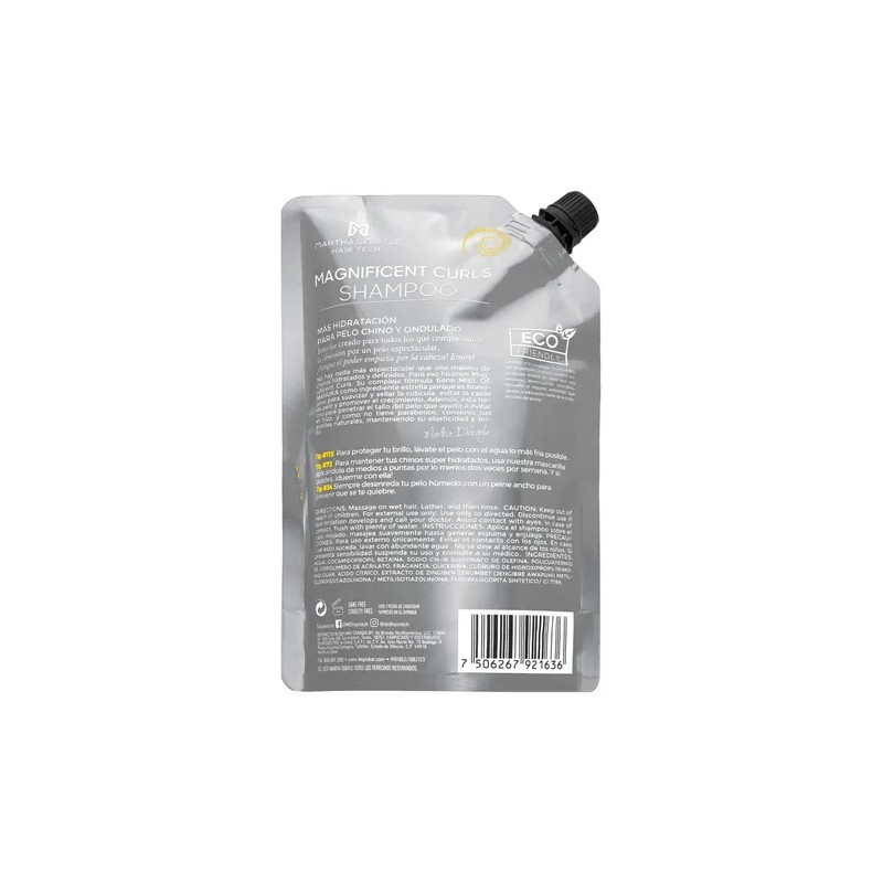 MARTHA DEBYALE HAIR TECH Magnificent Curls Shampoo Pouch. Chinos, con