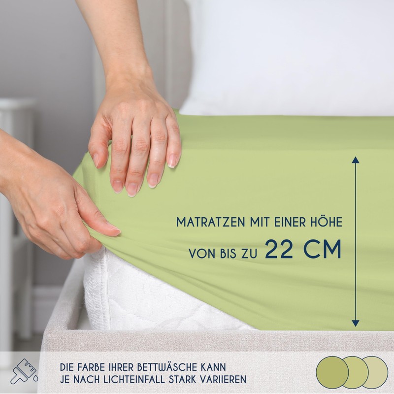 Dreamzie Elasticated Cotton Fitted Sheet