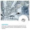 METALLIXITY Square Nuts (M6) 25Pcs, 304 Stainless Steel Hardware Nuts