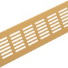 300 x 60 mm Aluminium Gold Ventilation Grille Web Plate