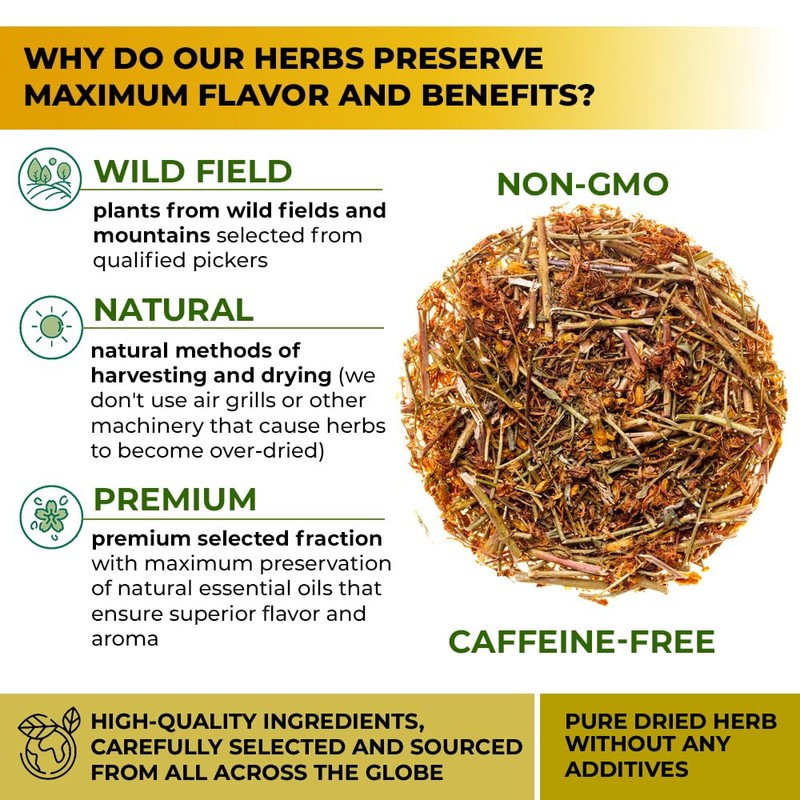 4 oz. St Johns Wort Herb Herbal Tea (Hypericum) -