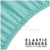 Premium King Size Extra Deep Fitted Sheet Aqua - Extra