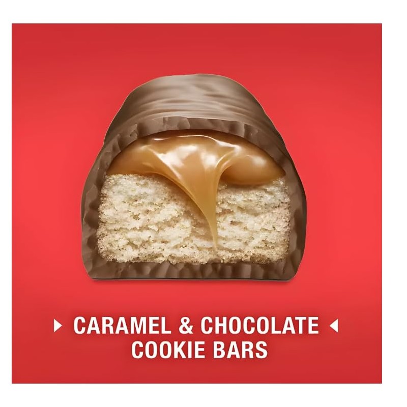 TWIX, Caramel Cookie Chocolate Candy Bar, Full Size Bar, 50g