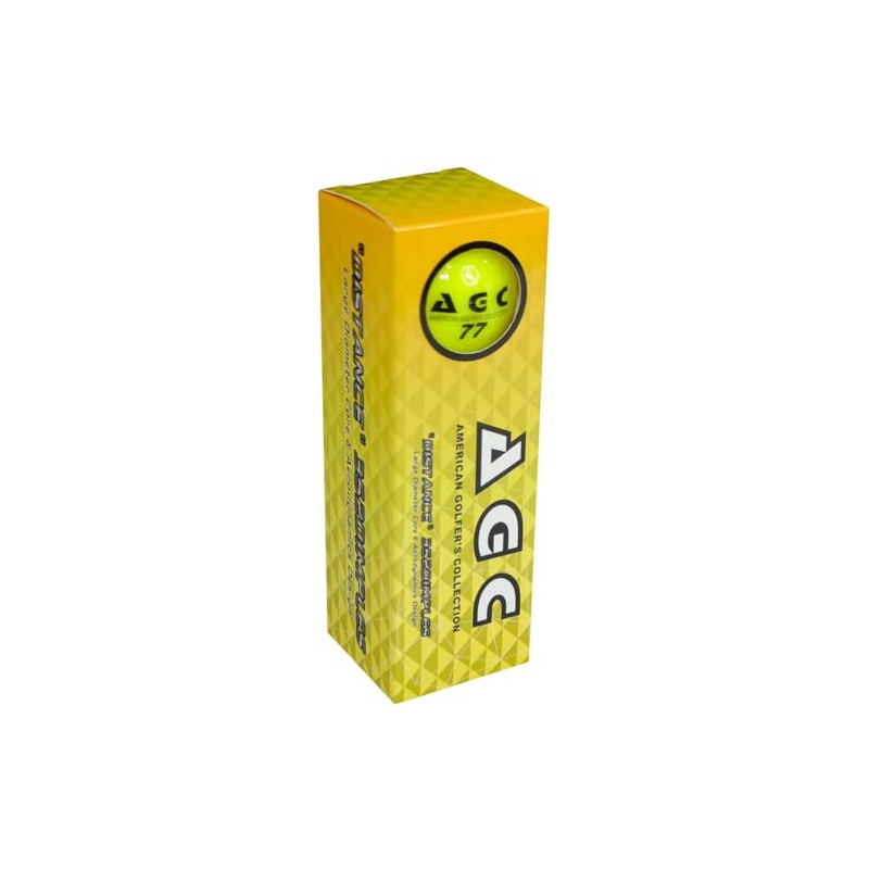 LEZAX AGC Golf Balls 1 Dozen (12 Pack) Yellow AGBA-3790