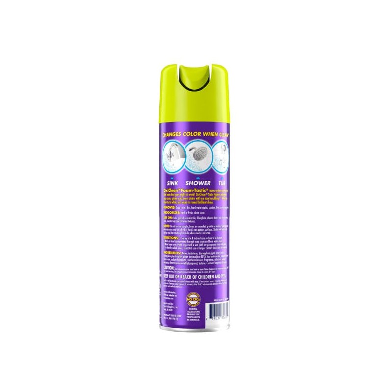 OxiClean Foam-Tastic Fresh Scent Bathroom Cleaner Twin Pack 2-19 oz.